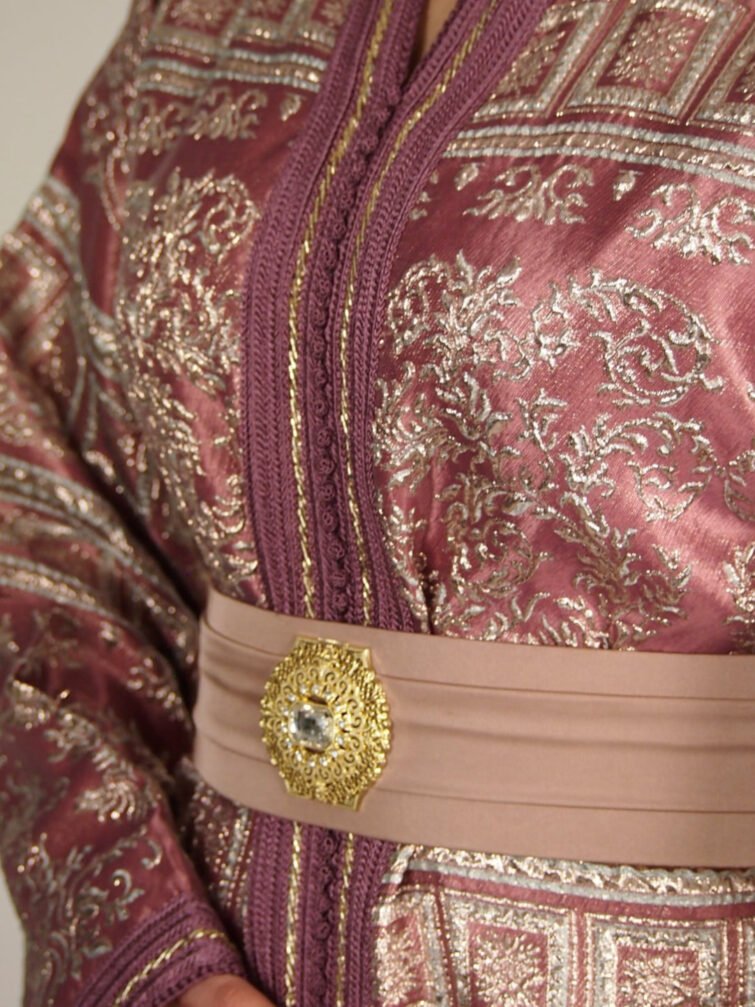 Caftan Brocard Sihr — Prune Sfifa & Aakad