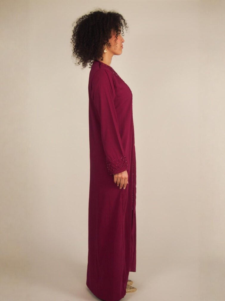 Gandoura Nûr — Crêpe Brodée