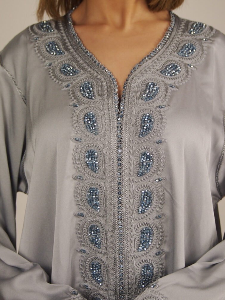 Gandoura Yâqût — Perles multicolores