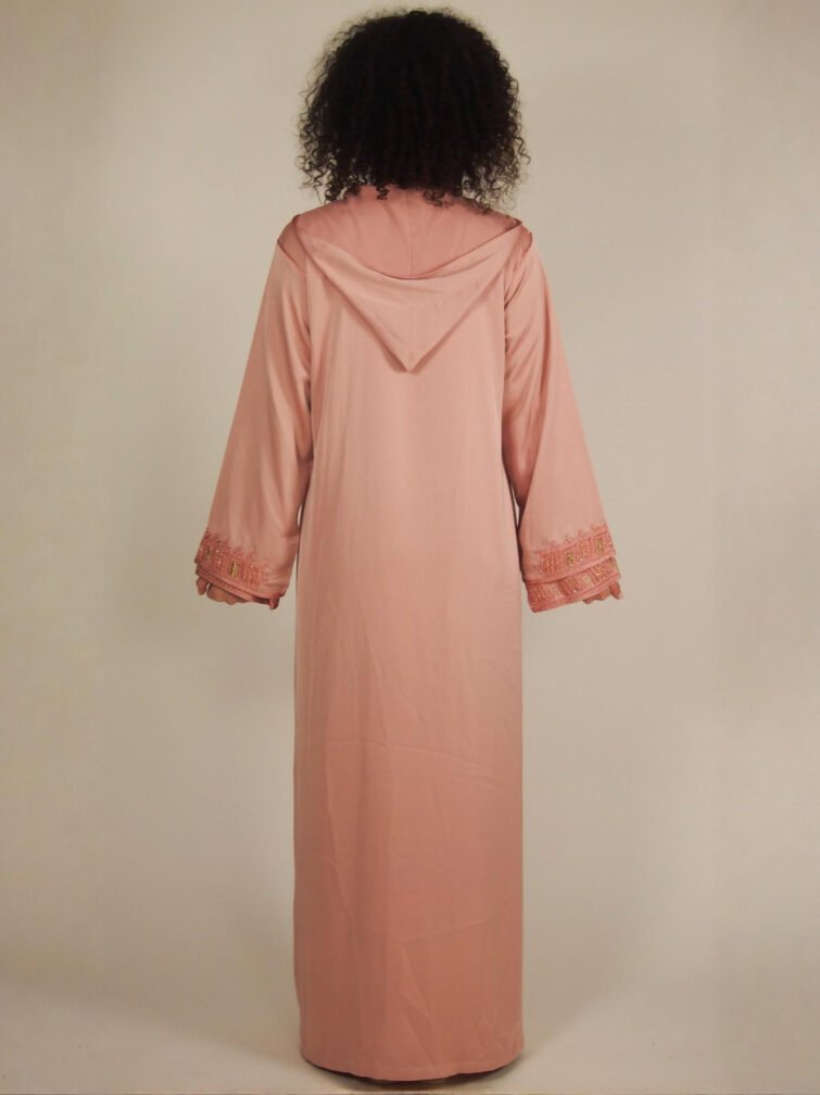 Jellaba Double Fajr — Crêpe avec Capuche